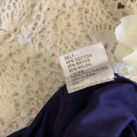 TADASHI SHOJI ROYAL PURPLE LACE SPECIAL OCCASION GOWN DRESS - Picture 5 of 16